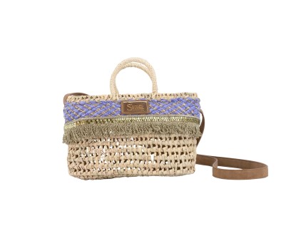 Bolso de palma con bandolera MELANIE            